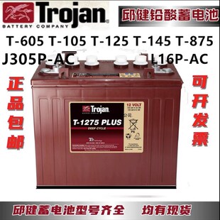 进口邱健蓄电池T-1275T-875T-145T-125T-105 8v6V240ah推高车L16P