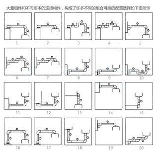 悬臂控制箱铝合金触摸屏操作箱数控系统机床吊臂可移动支架旋转10