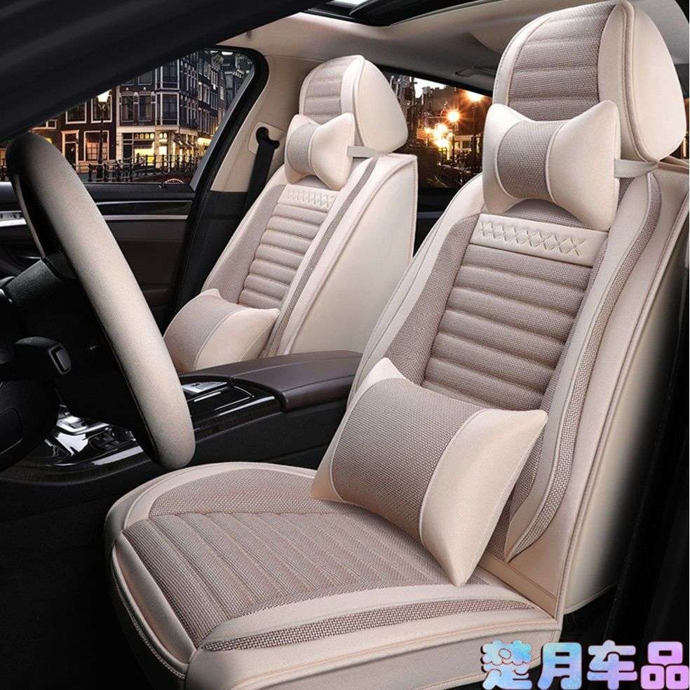 2022款广汽传祺GS4PLUS 专用坐垫四季车内汽车座垫亚麻面布艺座套