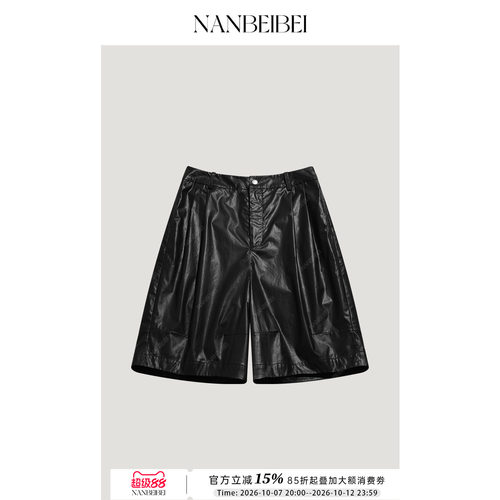 极简高腰显瘦休闲短裤女