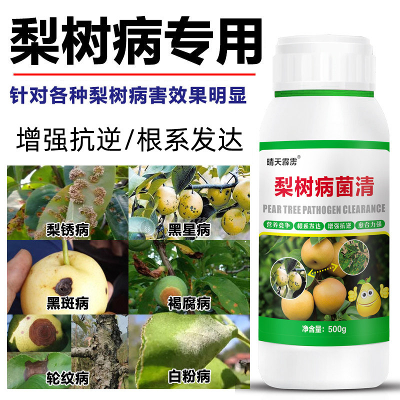梨树病害专用药梨树锈病黑斑病