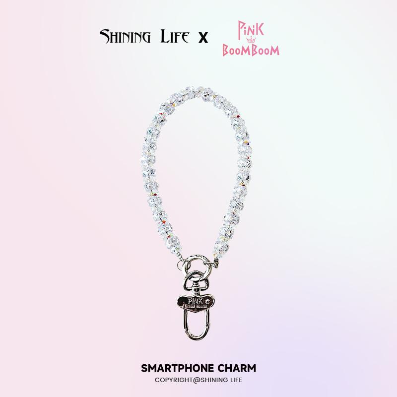 SHININGLIFE高级挂链水晶手机链