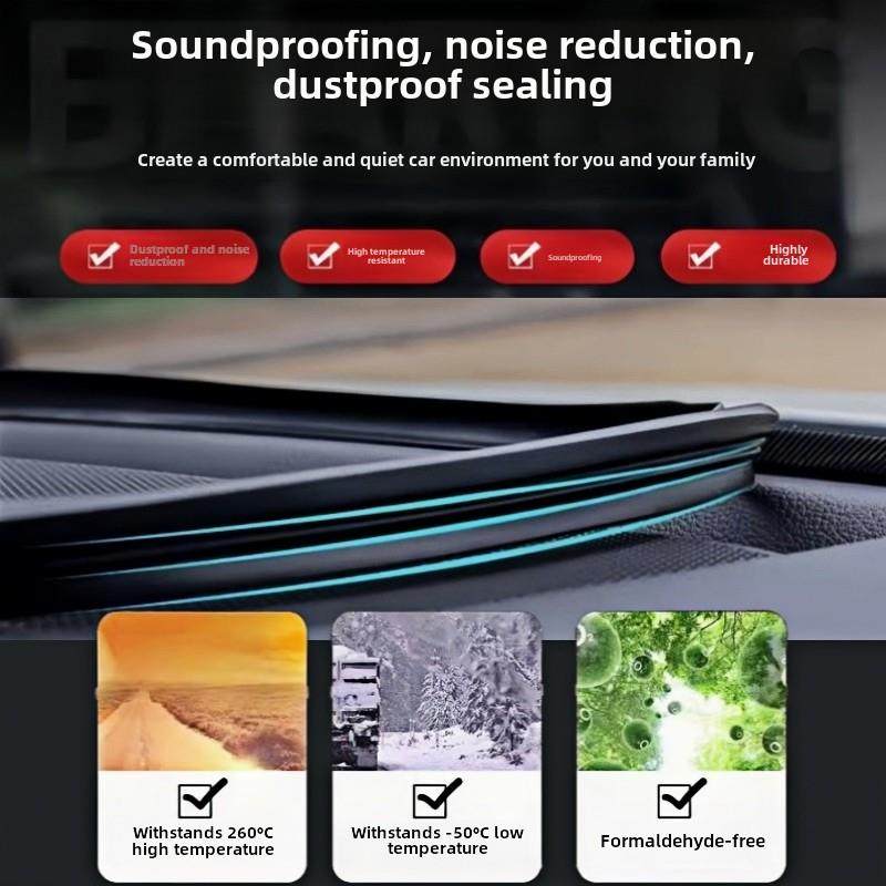 捷豹XEL/XFL/EPACE/FPACE/FTYPE/XF/XJ/XE汽车载中控台隔音密封条