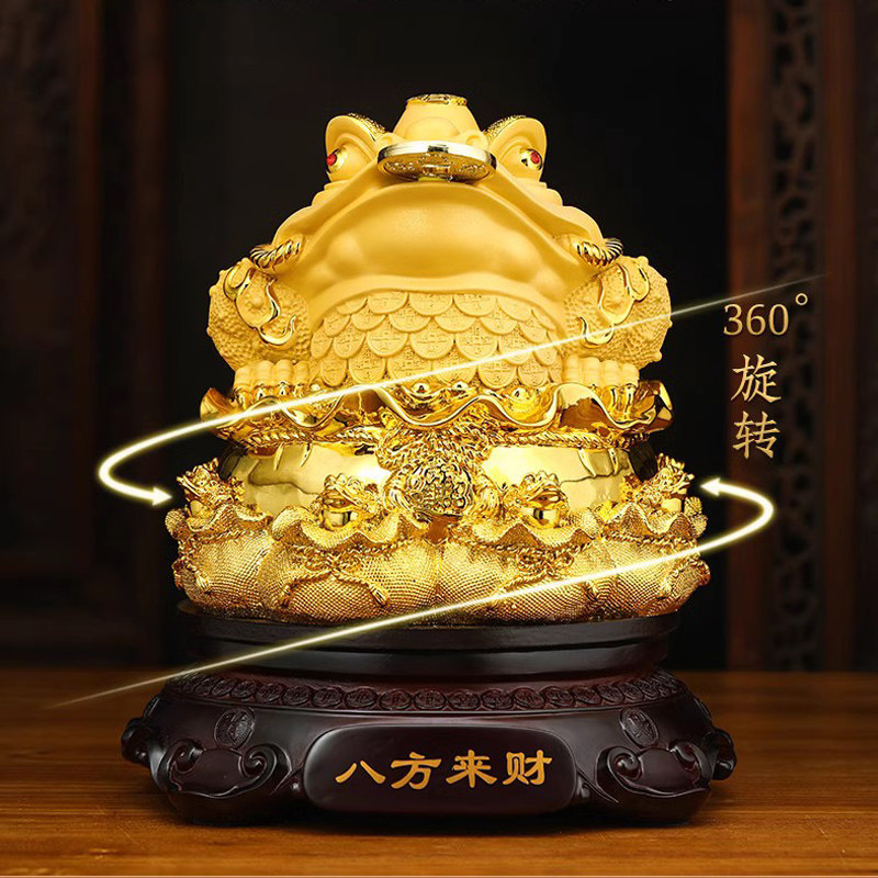 金蟾摆件八方来财北京同城可闪送