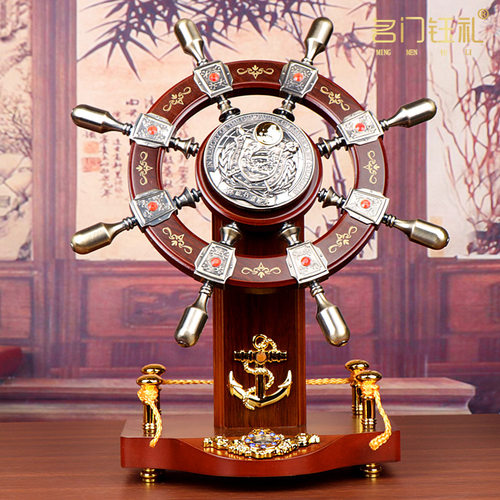 领航舵摆件开业礼品庆典落地摆件