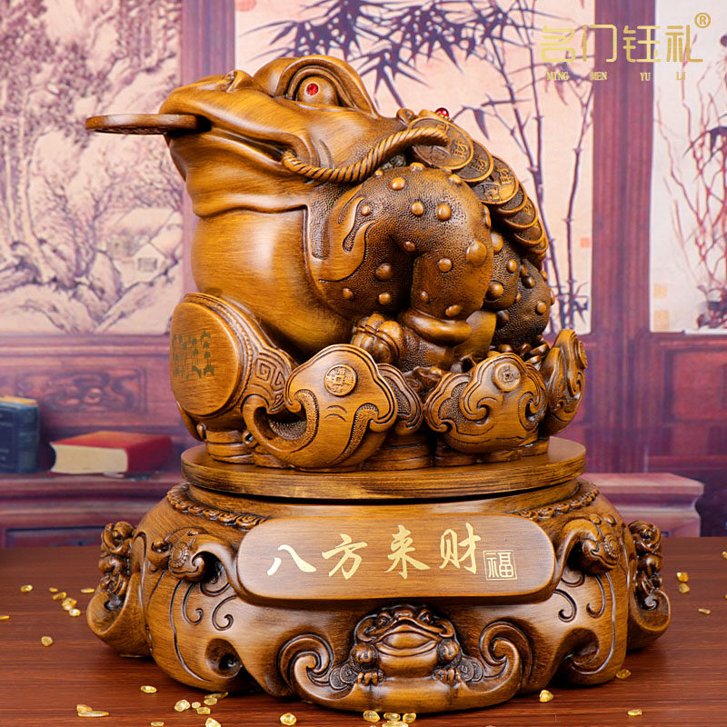 名门钰礼树脂开业礼品金蟾摆件