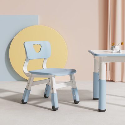 育才儿童椅子幼儿园塑料靠背座椅婴儿防滑板凳宝宝垫脚小凳子家用