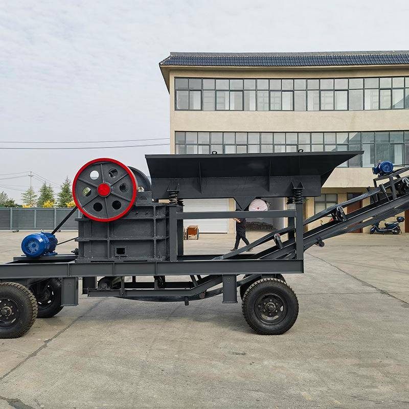 移动式建筑垃圾破碎机厂家直销油电两用移动方便
