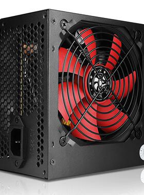 包邮爵柏600WS台式电脑主机电源额定500W静音双6Pin显卡供电背线