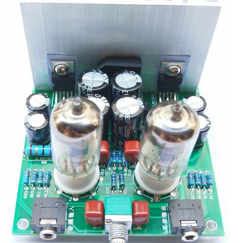 hifi发烧6j1电子管前级推 lm1875t小功放机胆机功放板耳放diy套件