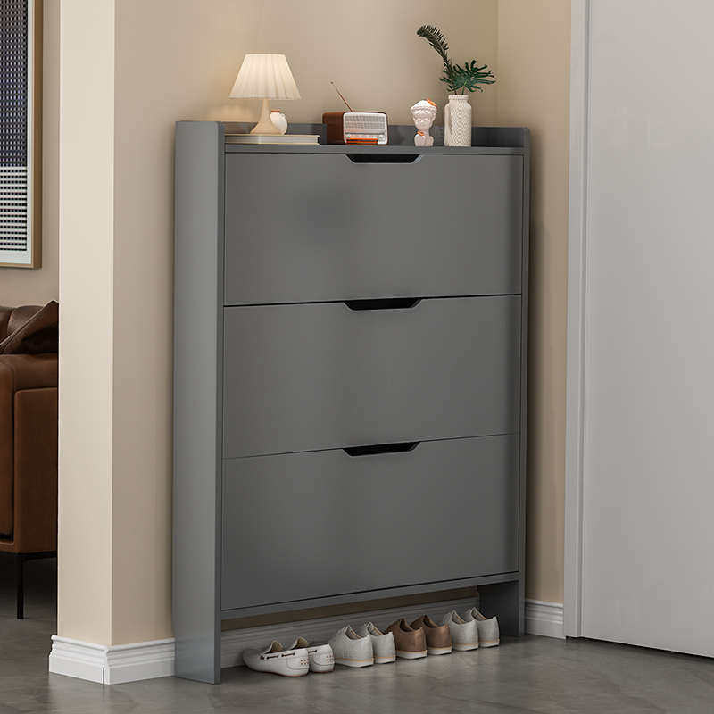 实木超薄款鞋柜家用门口斜插式大容量翻斗玄关柜一体简易收纳鞋架,住宅家具,鞋柜,淘宝优惠券,粉丝福利购,淘宝优惠卷