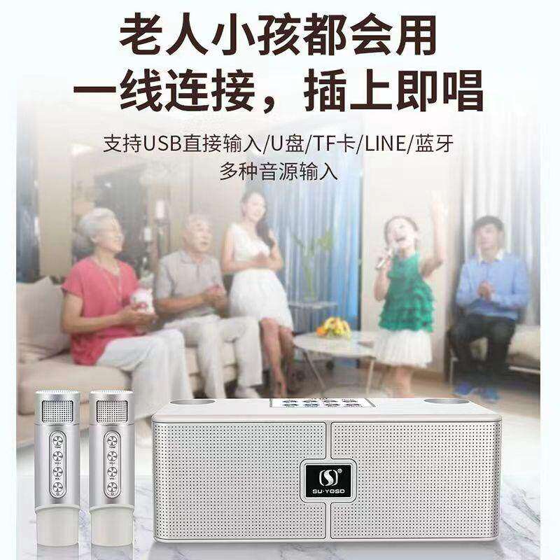 家庭ktv话筒音响一体机点歌卡拉OK家用唱歌电视K歌套装无线麦克风