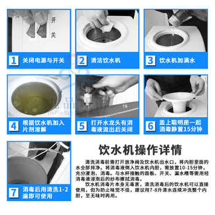 饮水机消毒片饮水消毒杀菌水桶清洁除青苔除水垢除味食品级消毒片