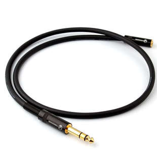 6.5mm转3.5mm音频线6.35公对3.5母转换线功放调音台耳机延长线