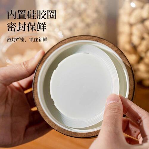 食品级玻璃罐茶叶罐花茶罐分装便携迷你玻璃瓶家用杂粮陈皮密封罐