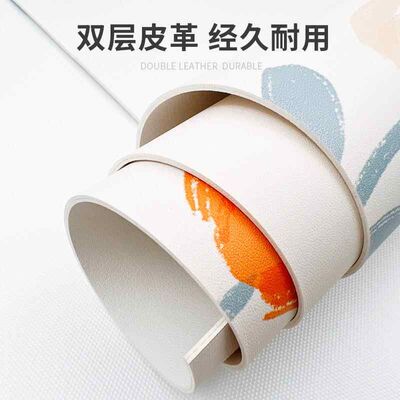 女生宿舍氛围感电脑桌布儿童学生学习皮革书桌垫卧室写字台桌面垫