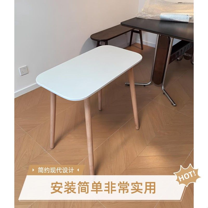 石英石桌腿支架DIY腿实木桌脚腿榉木桌腿支撑脚岩板大理石免打孔图片