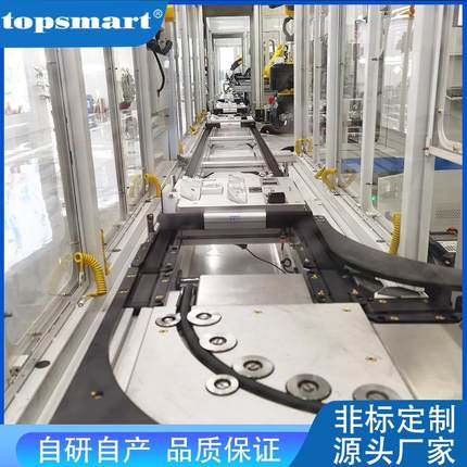 鑫象小型皮带输送机 托盘输送产线 3C生产自动化流水线同步带厂家