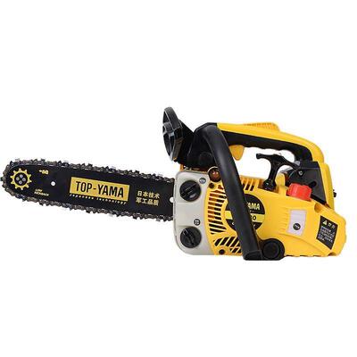 单手小油锯四冲程纯汽油锯小型家用省油砍树机锯子电锯