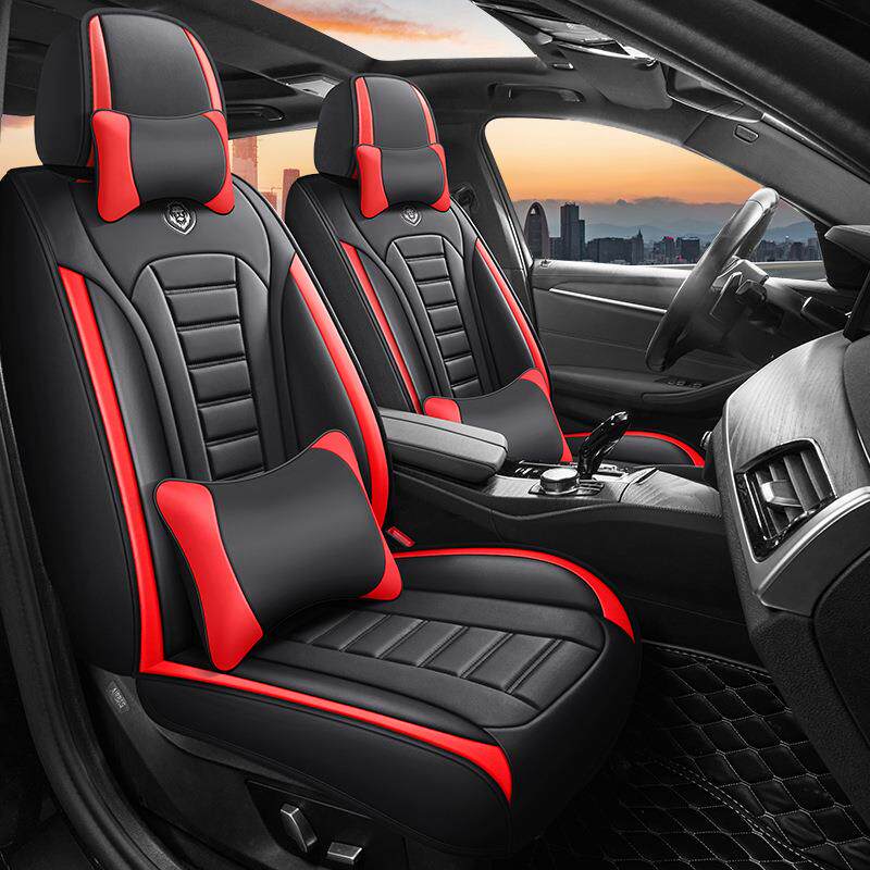 爆款跨境全皮汽车坐垫四季垫通用车型汽车用品座垫座椅套外贸