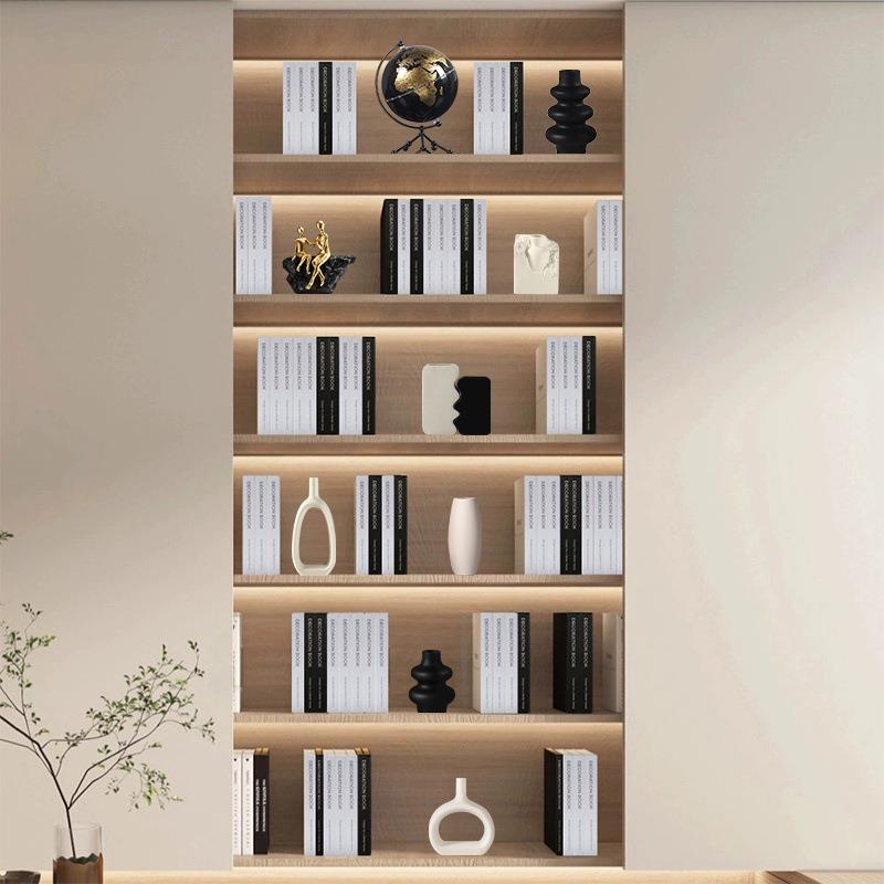 办公室领导办公桌背景柜书柜书架摆件高端大气上档次装饰品工艺品