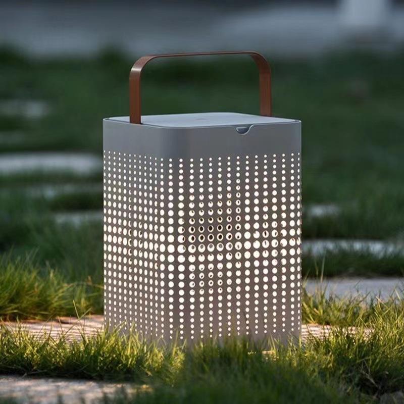 太阳能灯防水户外草坪灯庭院手提灯别墅景观灯现代简约室外花园灯