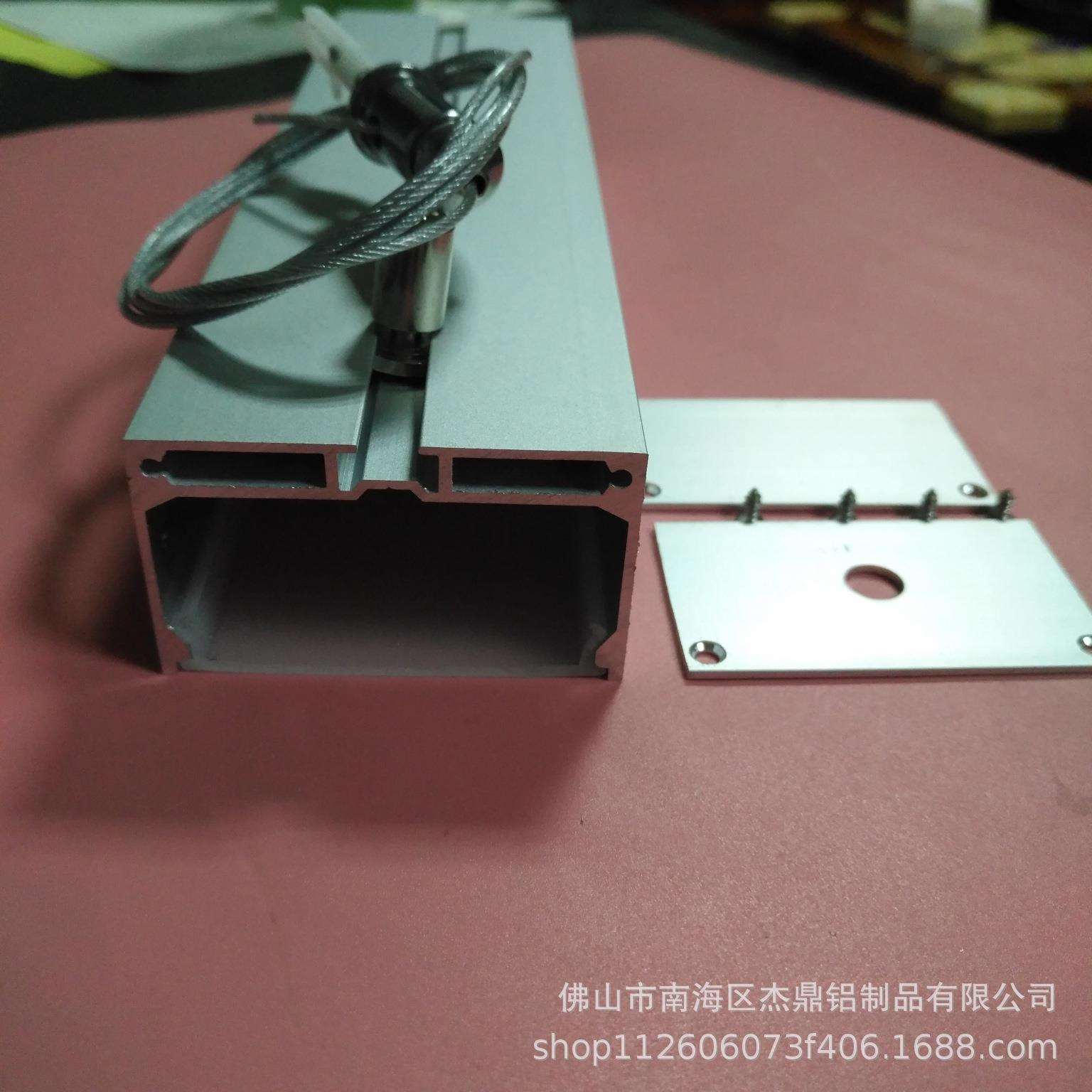 源头厂家55x32明装线条灯铝槽配.线条灯铝槽外壳 硬灯条铝槽套件