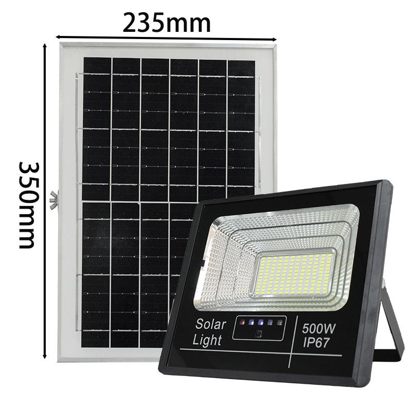 跨境超亮足功率太阳能灯家用照明灯户外庭院灯室内节能充电投光灯