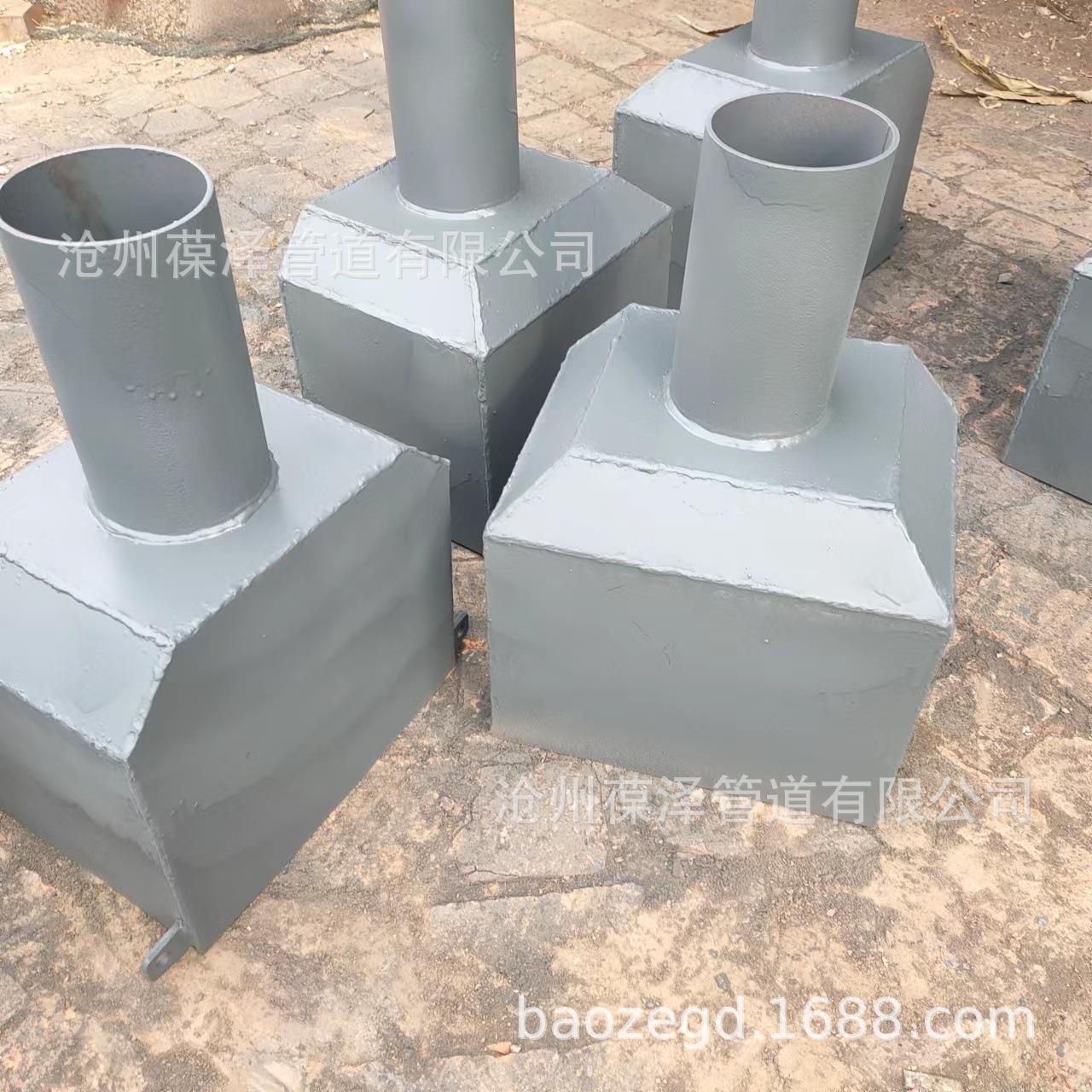 侧排带耳雨水斗侧墙方形落水口下水排水管接水斗焊接排水口