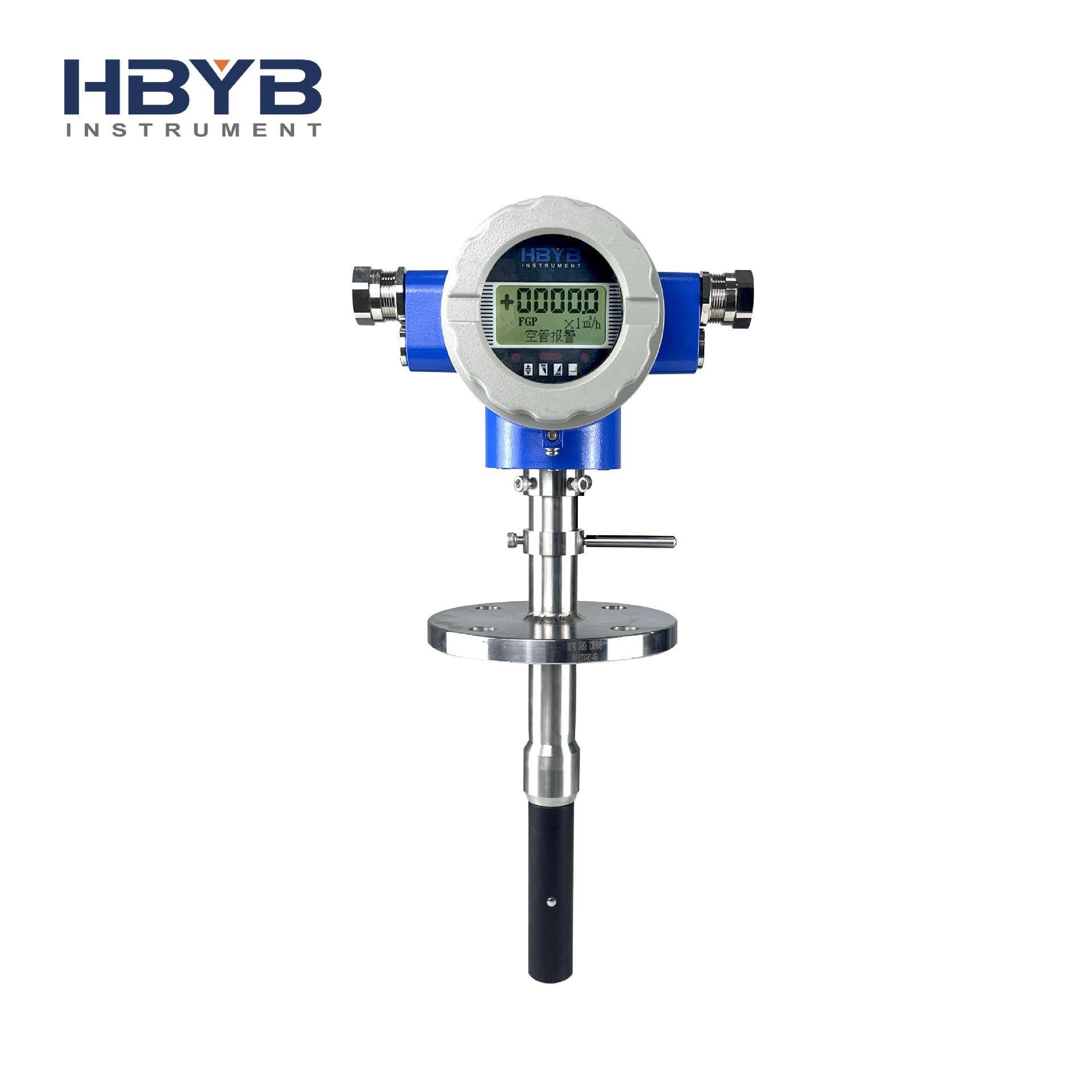 插入式电磁流量计液体废污自来水一体分体球阀大口径水表数显