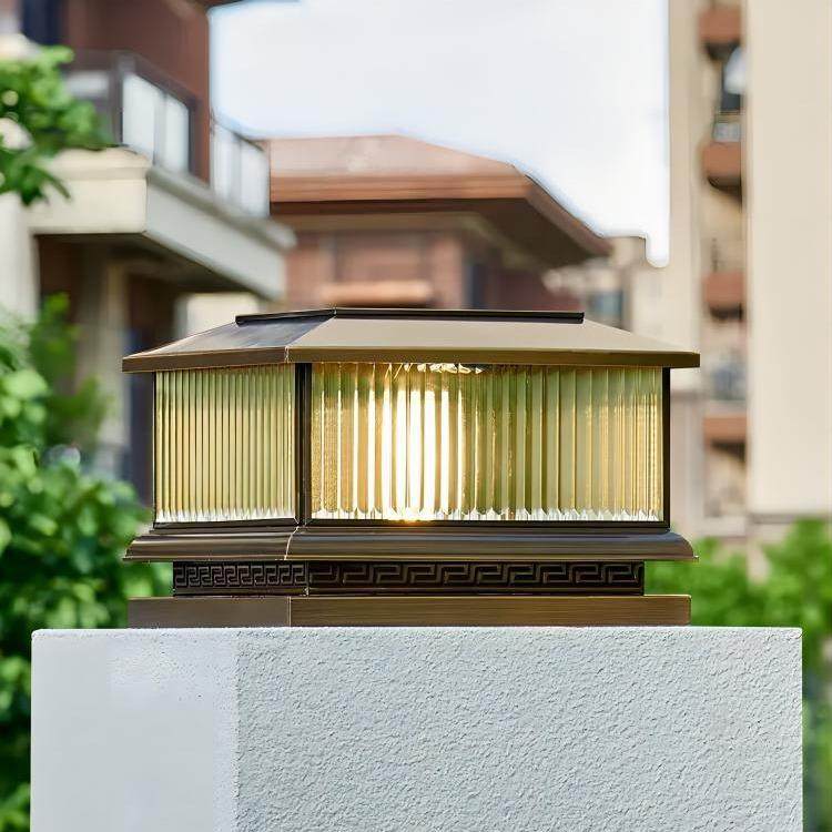 全铜别墅柱头灯户外防水门柱灯庭院围墙免布线太阳能灯花园柱子灯,家装灯饰光源,景观庭院灯饰,淘宝优惠券,粉丝福利购,淘宝优惠卷