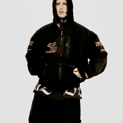 Amor FW25 Fox Racing款Hooded Work Jacket连帽夹克 男女同款