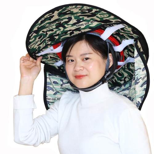 2U8K夏季透气防晒大帽沿帽檐轻便工地帽遮阳帽遮阳板遮阳罩防