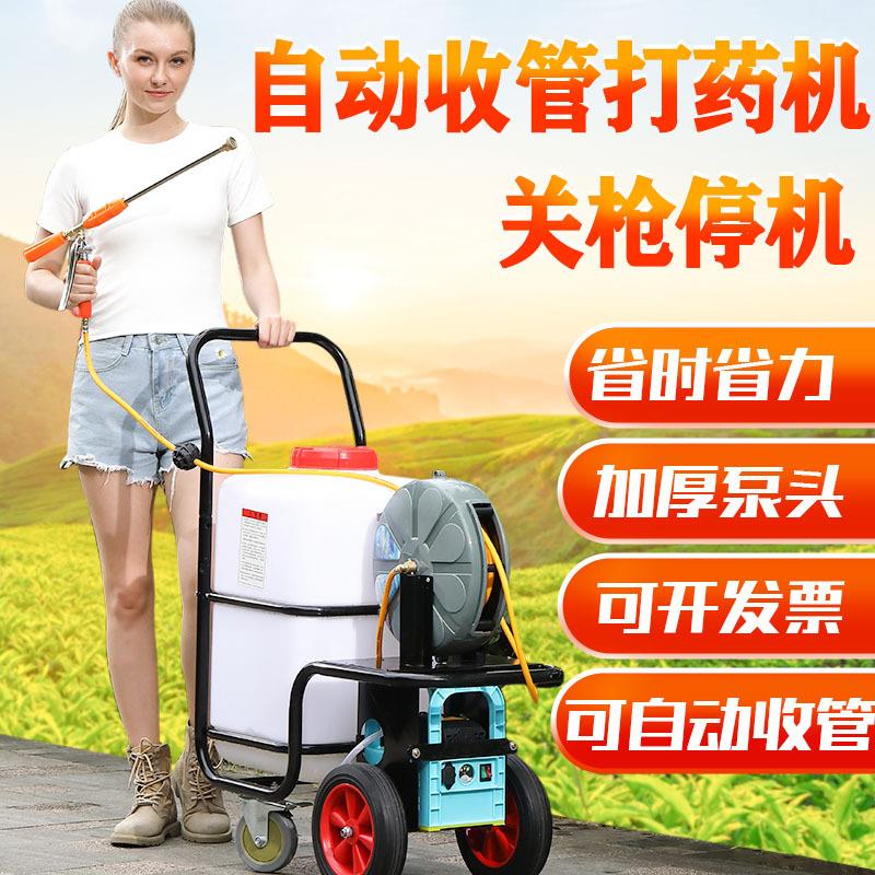 手推车锂电电动打药机60L电动喷雾器养殖场消毒机消杀防疫弥雾机