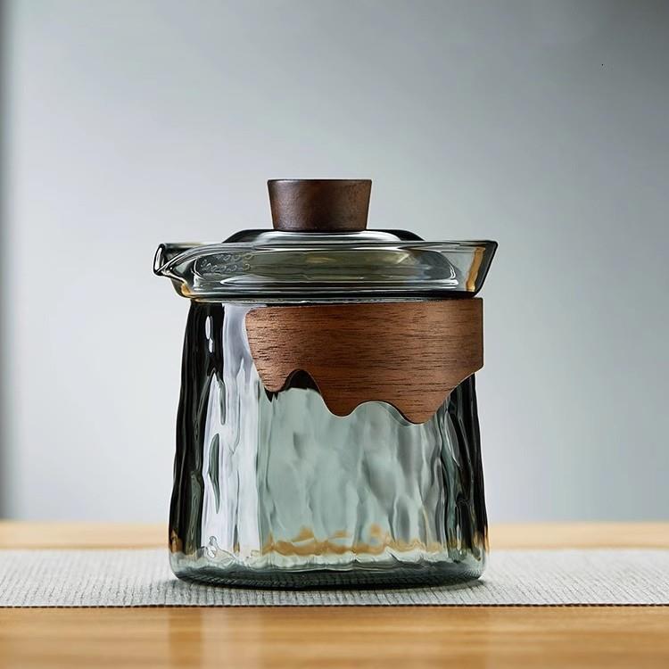 高硼硅玻璃盖碗单个三才泡茶杯防烫手抓壶泡茶碗带盖功夫茶具大号