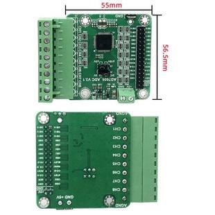 Ad7606数据采集模块16位Adc多通道8通道同步采样频率200K单 双极