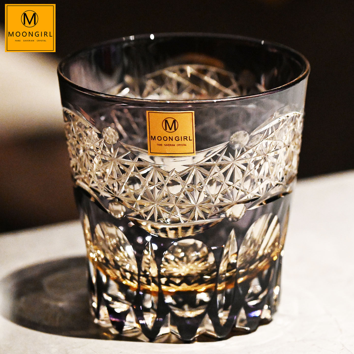 moongirl手工水晶玻璃江户切子威士忌洋酒杯调杯果汁饮料杯水杯子,餐饮具,洋酒/威士忌杯,淘宝优惠券,粉丝福利购,淘宝优惠卷