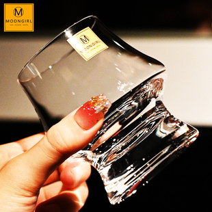 Moongirl手工水晶玻璃专业威士忌洋酒杯子闻香杯品鉴杯烈酒子套装