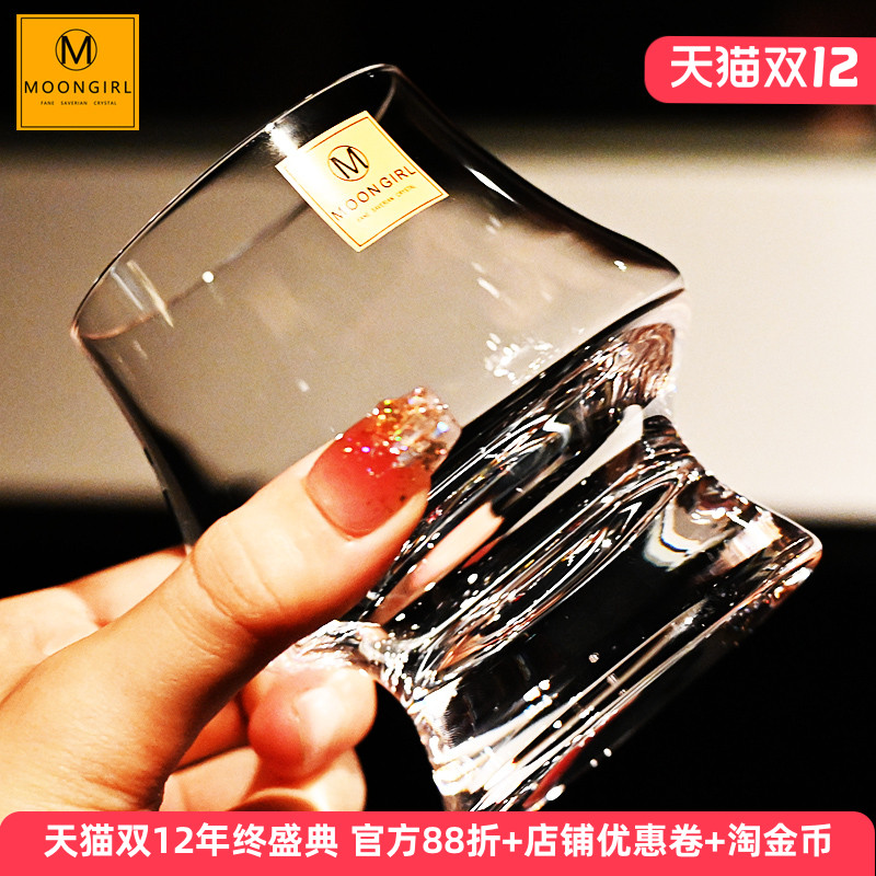 手工水晶玻璃威士忌洋酒杯闻香杯