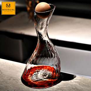 Moongirl水晶玻璃奢华高档高颜值红酒醒酒器家用葡萄酒倒酒分酒壶