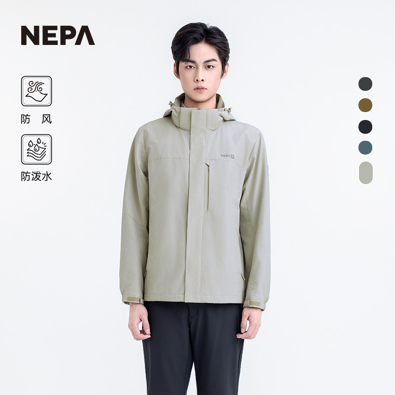 NEPA防风夹克防泼水男士外套图片