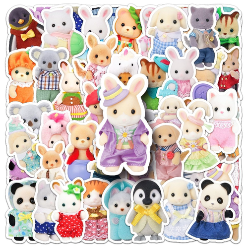 50张森贝儿贴纸可爱兔子