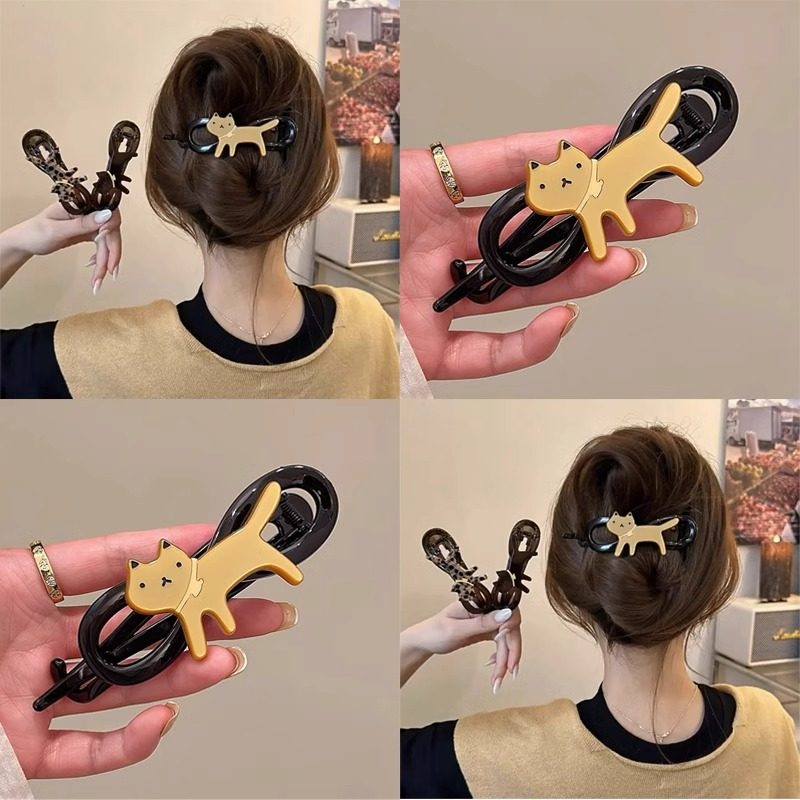 可爱小狗蝴蝶结扭扭夹发量多盘发一字夹大号横夹女后脑勺发夹头饰,饰品/流行首饰/时尚饰品新,发饰,淘宝优惠券,粉丝福利购,淘宝优惠卷