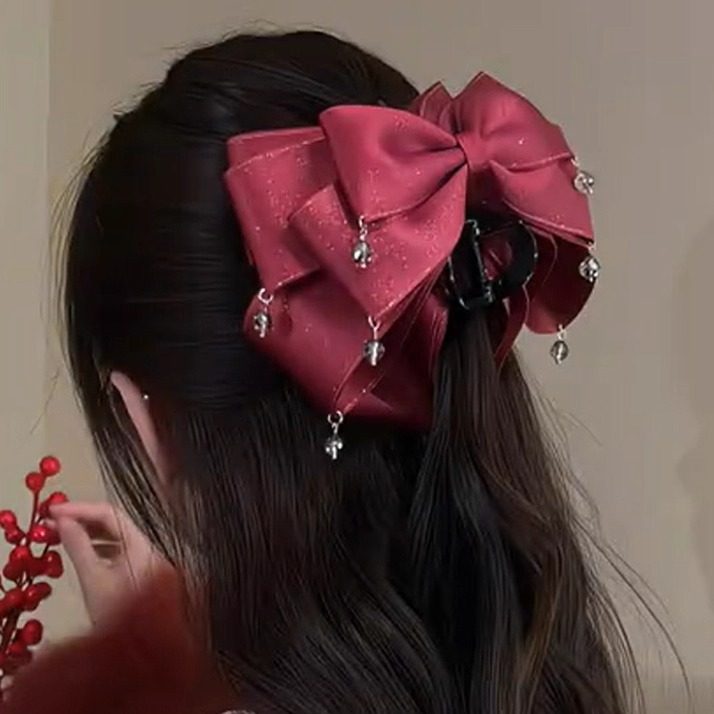 韩版多层蝴蝶细闪蝴蝶结抓夹水晶流苏珠珠发夹优雅百搭鲨鱼夹头饰,饰品/流行首饰/时尚饰品新,发饰,淘宝优惠券,粉丝福利购,淘宝优惠卷