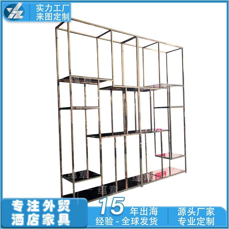 长方形金色不锈钢婚礼架子镜面玻璃酒架货架书架 KVT酒店大厅酒架,商业/办公家具,酒吧桌,淘宝优惠券,粉丝福利购,淘宝优惠卷