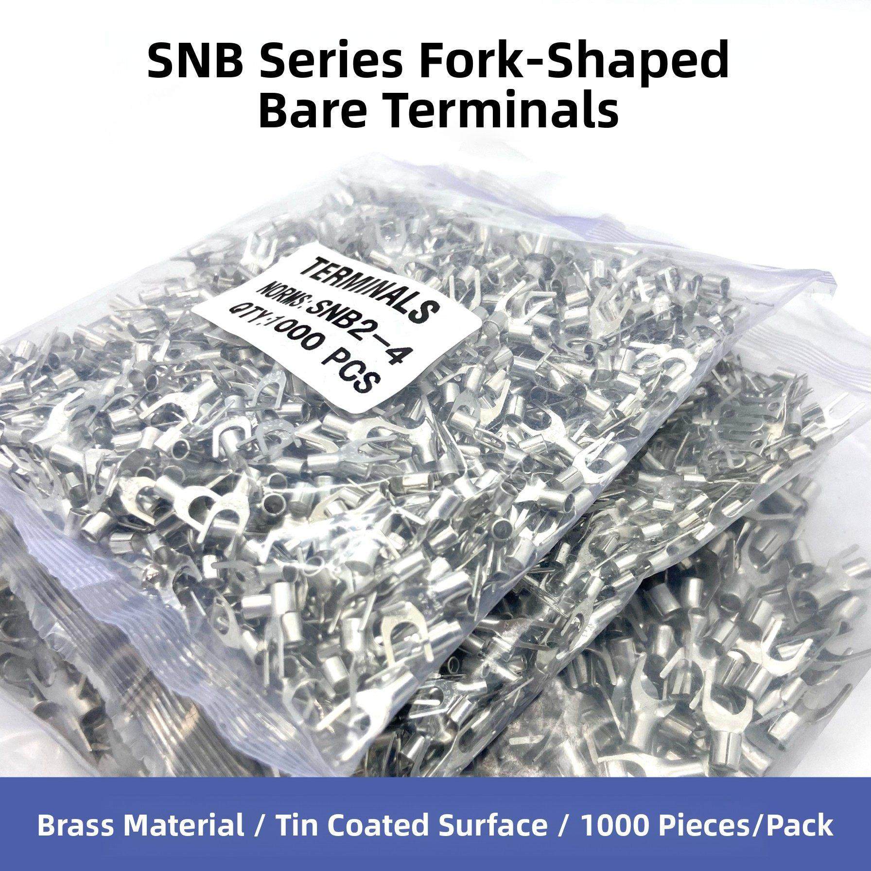 SNB1.25/2/3.5-4/5叉Y形U型冷压接线裸端子铜鼻子线耳电线压接头