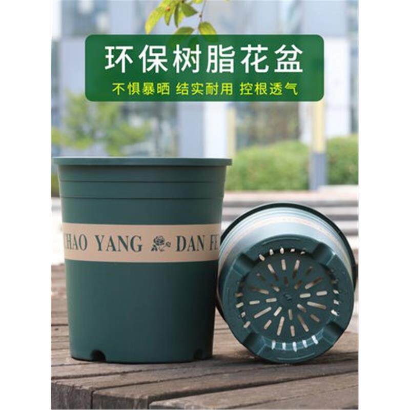 加仑花盆加厚果树种球子绿植花盆塑料树脂简约圆形花盆栽园艺好养