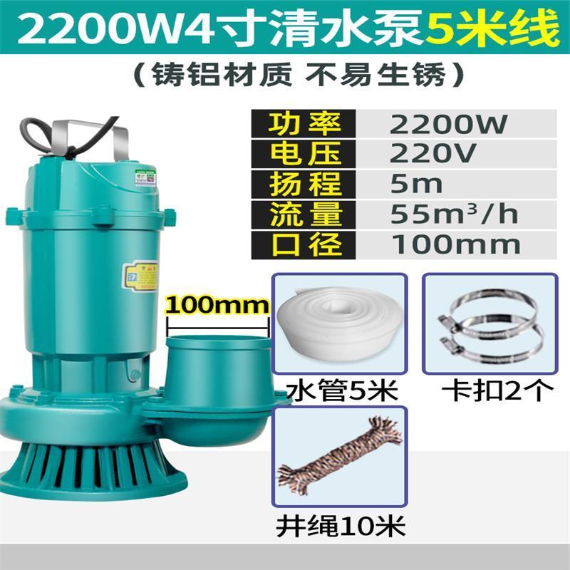 德国进口370W750W单相家用电潜水泵1寸220V抽水机井Y用农用户外浇