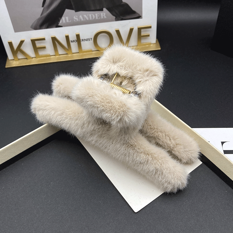 Kenlove抓夹亚克力时尚毛绒抓夹