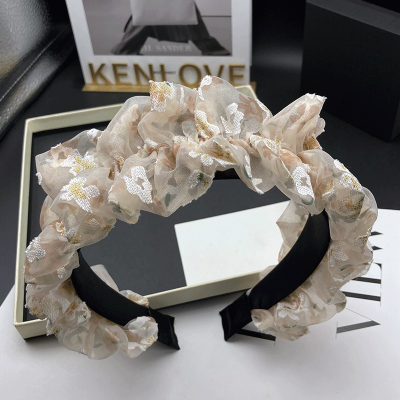 Kenlove发箍绢纱时尚宽边发饰